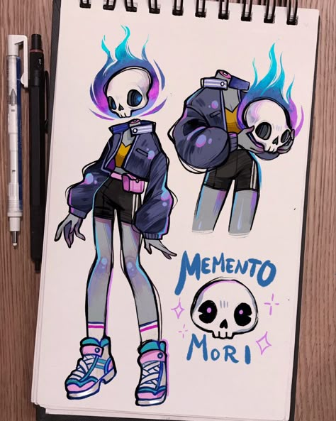 A Drawing, Cartoon Characters, Skeleton, Hair, Blue, Instagram, Art