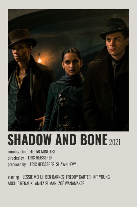 Shadow And Bone Polaroid, To The Bone Movie, Minimalist Polaroid Poster, Six Of Crows Characters, Freddy Carter, Most Paused Movie Scenes, Series Poster, Film Posters Minimalist, Shadow And Bone