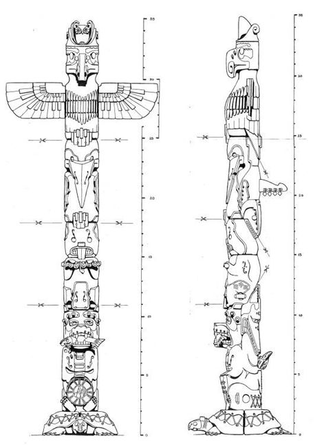 Alaskan Totem Poles, Totem Pole Drawing, Totem Pole Project, Totem Pole Tattoo, Native American Animal Symbols, Native American Totem Poles, Arte Haida, Totem Pole Art, Animal Symbols