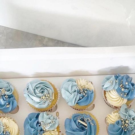 Cupcakes,cakes and sweets SYDNEY on Instagram: "Baby shower blues 🤍 For all orders and enquires contact us 🤍 #sydney #sydneyeats #halalfood #sydneyhalaleats #cupcakes #buttercream #sydneycupcakes #sydneyfoodiefinds #sydneyfoodie #sydneycakes #cakes #cakesofinstagram #cupcakesofinstagram #sydneyaustralia🇦🇺 #vanilla #minicupcakes #vanillacupcakes #cupcaketrends #trends #babyshowercupcakes #business #cupcakes #blue #babyboy #babyshower" Baby Shower Cupcakes For Boy, Baby Boy Cupcakes, Cupcakes For Boys, Buttercream Cupcakes, Halal Recipes, Baby Shower Cupcakes, Vanilla Cupcakes, Blue Baby Shower, Mini Cupcakes