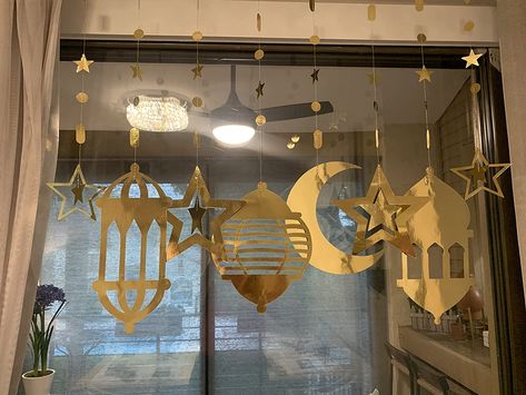 Eid Home Decor, Ramadan Garland, Eid Backdrop, Event Committee, Lantern Garland, Lantern Ramadan, Aladdin Birthday Party, Eid Mubarak Banner, Ramadhan Mubarak