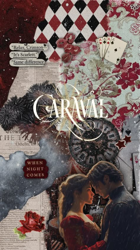 Caraval ❤️ Caraval Book Map, Caraval Series Fanart, Caraval Wallpaper Aesthetic, Caraval Book Tattoo, Legend Fanart Caraval, Legendary Book Aesthetic, Dante And Tella Caraval Fanart, Carnaval Book, Dante Caraval Fanart