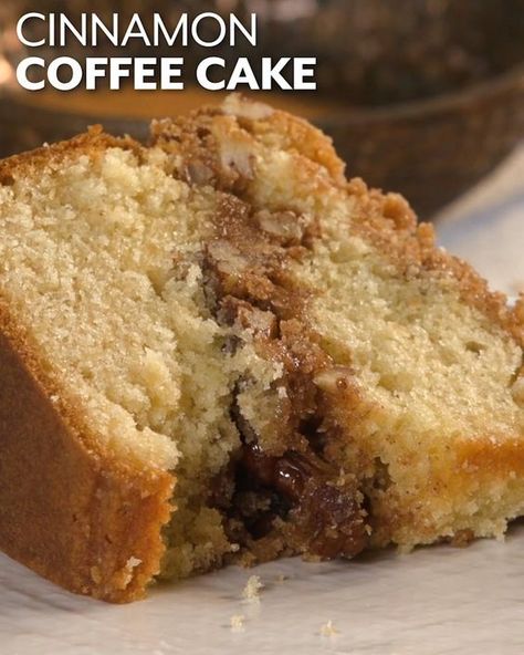 Coffee Desserts, Coffee Cake Recipes Easy, Resep Pasta, Resipi Kek, Cinnamon Coffee Cake, Coffee Cake Recipe, Cinnamon Cake, Cinnamon Coffee, India Food