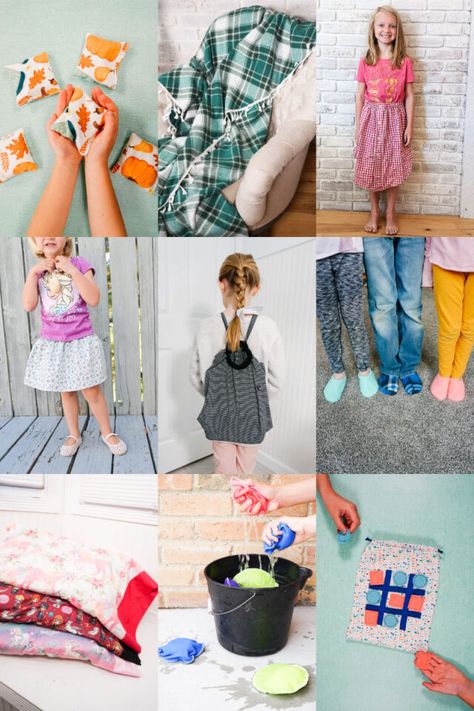 Kids Sewing Projects, Easy Sewing Projects For Kids, Diy Hand Warmers, Fat Quarter Sewing Projects, Fall Sewing Projects, Summer Sewing Projects, Beginners Sewing, Halloween Sewing, Diy Slippers