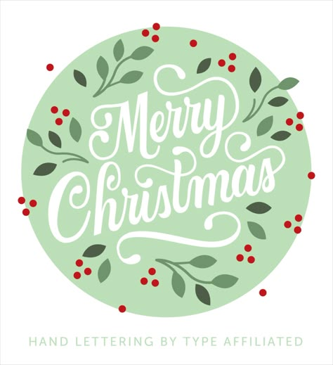 Merry Christmas Script, Merry Christmas Lettering Design, Type Affiliated, Christmas Hand Lettering, Hand Lettering Design, Winter Artwork, Christmas Typography, Bowl Ideas, Echo Park Paper