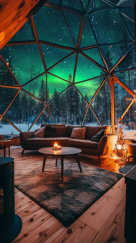 Vacation homes with views of the Northern Lights Igloo Hotel Northern Lights, Finland Glass Igloo, Northern Lights Camping, Northern Lights Trip, Glass Igloo Northern Lights, Northern Lights Ranch, Glass Igloo Hotel, Northern Lights Alaska, Northern Lights Hotel