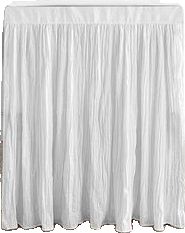 Winston Porter Guillory Crinkle Extended Dorm 60" Bed Skirt Color: White Dorm Bedskirt, Bed Ruffles Skirts, Ruffled Bed Skirt, Bed Skirt White, White Bed Skirt, Panel Bed, Bed, Color