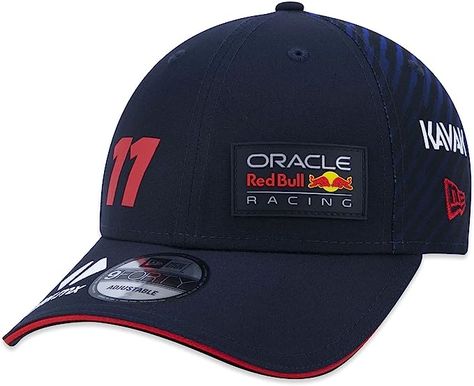 Sergio Perez 2023 Cap - Red Bull Racing F1 Clothes, Racing Apparel, Red Bull F1, Race Outfit, Dope Hats, Races Outfit, Hat Aesthetic, Sergio Perez, Formula Racing