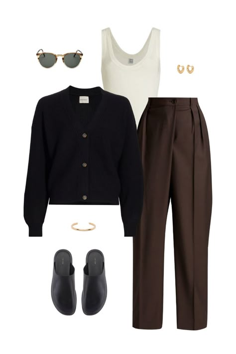 The Row Aesthetic, Loulou Studio, Causal Outfits, Classic Wardrobe, Oliver Peoples, Kpop Fashion Outfits, Minimalist Outfit, Minimal Fashion, Minimalist Fashion