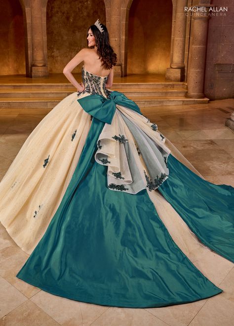 Teal quinceanera dresses