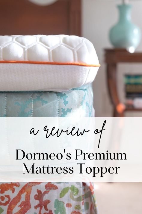 Why you really want to sleep on a Dormeo Premium Mattress Topper: 1) If you run hot 🙋🏻‍♀️, its Octaspring ® Technology literally breathes…moving out the hot and pulling in the cool air, 2) It ergonomically fits your body via its 3 Smart Zones, 3) The removable cover wicks away moisture and is machine washable and 4) You can ‘upgrade’ an old mattress without the expense of a new mattress and add 3” of comfort on top of it! Sold! Diy Mattress Topper, Welcome House, New Mattress, House Guests, Comfortable Pillows, Old Mattress, Comfort Mattress, Mattress Pad, Diy Repair