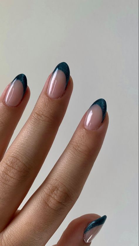 Hoco Nail Ideas, Blue Tip Nails, Hoco Nails, Nail Piercing, Gel Acrylic Nails, Spring Nail Designs, Brighter Days, Minimal Nails, Vibrant Nails