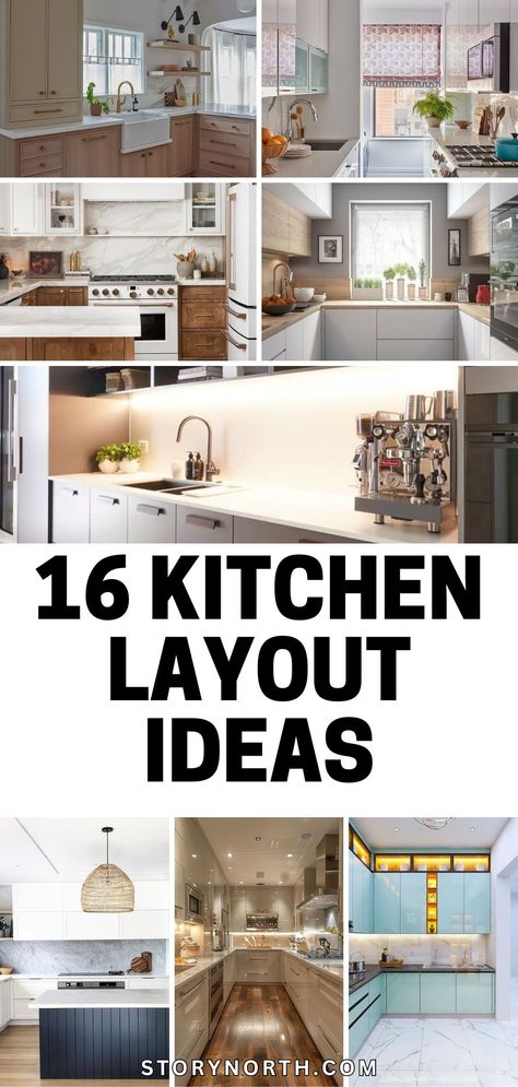 Save this pin for top kitchen layout ideas to maximize efficiency and style in your home! Discover how you can create a functional and beautiful kitchen space. #KitchenIdeas #HomeDecor #KitchenDesign How To Layout A Kitchen, 10 X 10 Kitchen Layout Floor Plans, Long Kitchen And Dining Room Layout, How To Set Up A Kitchen, Kitchen In Center Of House Layout, Combining Kitchen And Dining Room Layout, Kitchen Island Placement Layout, Long Rectangular Kitchen Layout, Kitchen Flow Layout