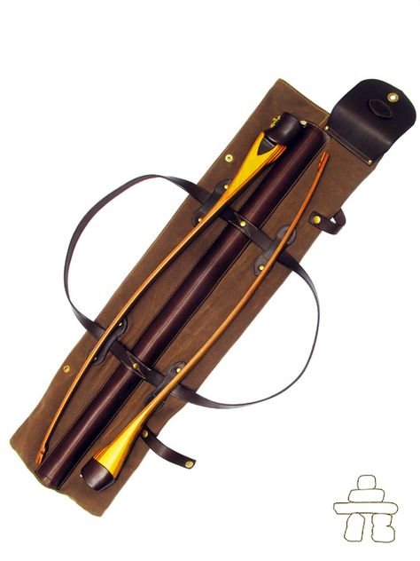 Classic-looking, replicable takedown bow case Take Down Bow, Bow Stuff, Traditional Bow, Survival Stuff, Neat Ideas, Off Grid Living, Survival Gear, Archery