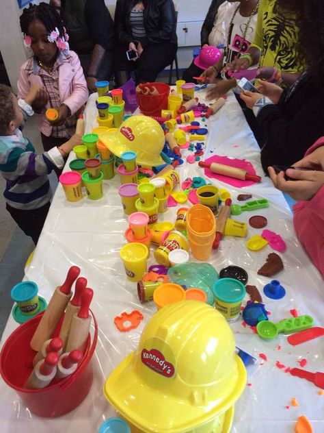 3rd Birthday Party Entertainment, Play Doh Station Party, Playdoh Themed Birthday Party, Play Dough Birthday Party Ideas, Kids Birthday Entertainment Ideas, Play Doh Birthday Party Ideas, Play Doh Themed Birthday Party, Playdough Birthday Party Ideas, A For Adley Birthday Party