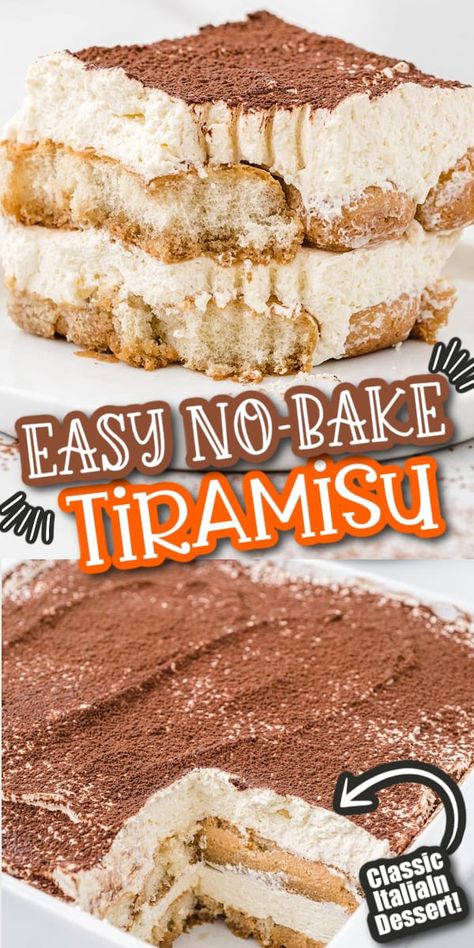 No Bake Tiramisu Recipe, Homemade Tiramisu Recipe, Best Tiramisu Recipe, Best Tiramisu, Tiramisu Cake Recipe, Homemade Tiramisu, Italian Desserts Traditional, Easy Tiramisu Recipe, Mascarpone Cream