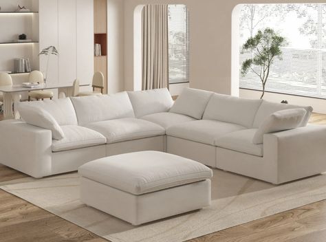 7 Cloud Couch Lookalikes, Get $1000 Off - Best Knockoff Sofas Restoration Hardware Cloud Couch, Couch Alternatives, The Cloud Couch, Most Comfortable Sleeper Sofa, Restoration Hardware Cloud, Simple Couch, Pit Sectional, Cloud Couch, Large Sectional