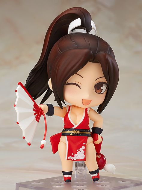 The King of Fighters XIV - Shiranui Mai - Nendoroid (Good Smile Company) Nendoroid Figures, Mai King Of Fighters, Shiranui Mai, Capcom Vs Snk, Diamond Comics, Nendoroid Anime, The King Of Fighters, Doll Faces, Chun Li