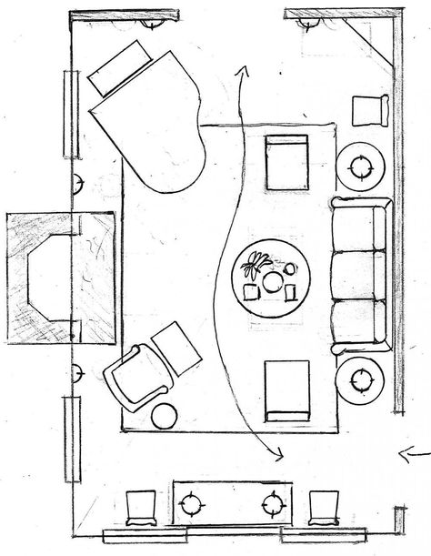 Grand Piano Living Room, Grand Piano Room, Furniture Arrangement Ideas, Piano Living Rooms, Living Room Floor Plans, Sala Grande, Living Room Furniture Layout, Living Room Furniture Arrangement, Living Room Arrangements