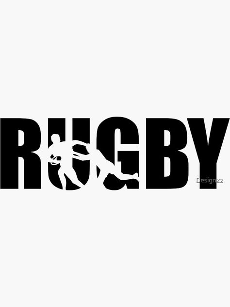 Pegatina «Rugby» de Designzz | Redbubble Rugby Illustration, Rugby Wallpaper, Family Day Quotes, Rugby Quotes, Elite Logo, Rugby Art, Free Cricut Images, Rugby Coaching, Rugby Poster