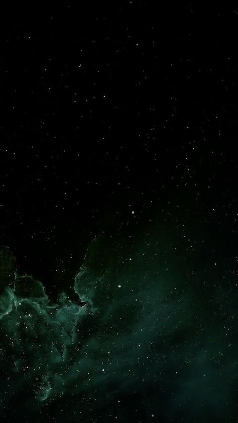 Black And Green Homescreen, Green Space Wallpaper, Midnight Green Wallpaper, Dark Green Aesthetic Wallpaper Iphone, Dark Green Wallpaper Aesthetic, Call Background Wallpaper, Green Night Sky, Xperia Wallpaper, Outer Space Wallpaper