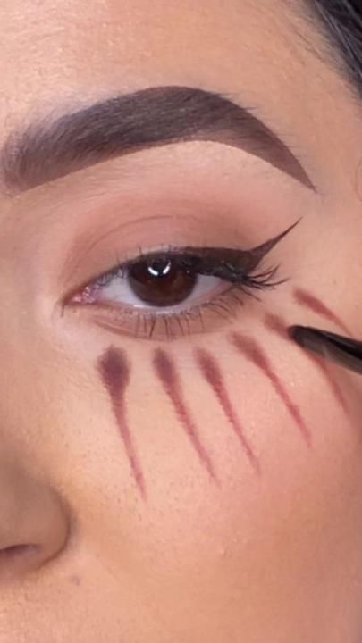 Eren Jaeger Makeup Cosplay, Eren Makeup Tutorial, Titan Marks Makeup, Mikasa Makeup, Jjk Makeup, Attack On Titan Makeup, Titan Marks, Titan Makeup, Makeup Tutorial Tiktok