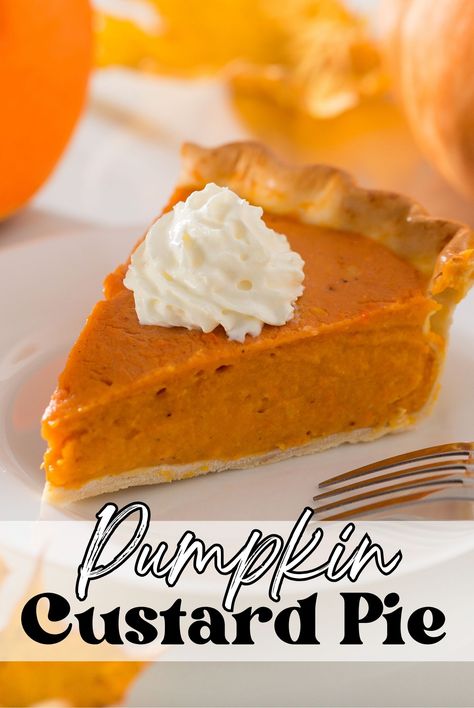 Creamy Pumpkin Custard Pie Recipe 3 Creamy Pumpkin Custard Pie Recipe Easiest Pumpkin Pie Recipe, Easiest Pumpkin Pie, Libby's Pumpkin Pie, Pumpkin Custard Pie Recipe, Christmas Desert Recipes, Pumpkin Custard Pie, Libbys Pumpkin Pie, Custard Pie Recipe, Pumpkin Pie Recipe Easy