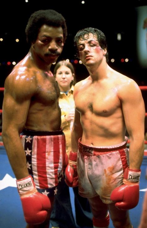 Rocky Apollo Creed Wallpaper, Stallone Schwarzenegger, The Rock Movies, Rocky 1976, Chuck Wepner, Rocky Film, Apollo Creed, Carl Weathers, Classic Pictures