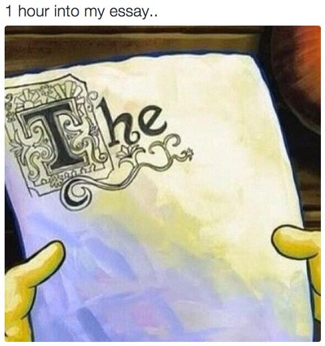 On writing: | 32 Times SpongeBob Perfectly Summed Up Your Life Zodiac Scorpio, Pineapple Under The Sea, Essay Contests, Dating My Daughter, Myself Essay, Spongebob Memes, Beginning Writing, Fresh Memes, Personal Statement