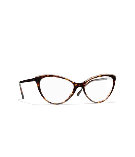 CHANEL Cat Eye Eyeglasses Acetate, Dark Tortoise & Beige - A75209X08101V1682 - Eyeglasses Chanel Eyewear, Chanel 2020, Luxury Eyeglasses, Moda Chanel, Cat Eye Eyeglasses, Chanel Watch, Cat Eye Glasses Frames, Mode Chanel, Chanel Store