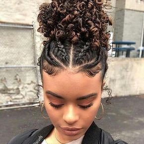 Κούρεμα Bob, Cute Natural Hairstyles, Natural Hair Transitioning, Mixed Curly Hair, Transitioning Hairstyles, Cute Curly Hairstyles, Hairdos For Curly Hair, Natural Hair Styles Easy, Natural Hair Updo