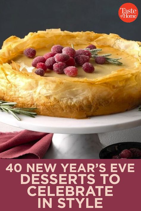 New Year Day Dessert Ideas, New Years Desserts Ideas, Dessert For Dinner Party Friends, Desserts For New Years Day, New Year’s Desserts, New Year’s Day Dessert, New Years Day Desserts, New Year’s Eve Dessert Ideas, New Year Desserts Ideas