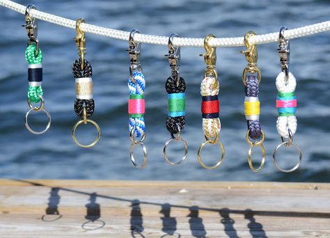 Nautical Keychain, Paracord Keychain, Nautical Rope, Key Fobs, Key Fob, Paracord, Rope Bracelet, Bracelet Making, Fun Diys