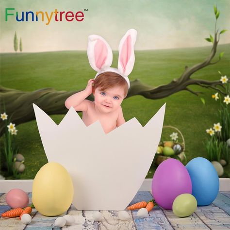 Funnytree background for photography easter egg spring wonderland tree grass backdrop photo studio photocall new-in Background from Consumer Electronics on Aliexpress.com | Alibaba Group Easter Toddler Pictures, Ideas Pascuas, Easter Photography Ideas, Baby Easter Pictures, Photoshoot Set, Easter Photo Props, Easter Mini Session, Grass Backdrops, Toddler Pictures