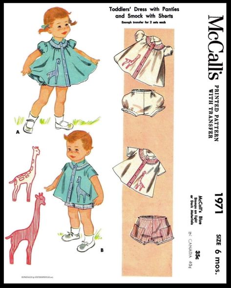 "Up for your Pleasure I have this Vintage UNISEX PATTERN in Digital Delivery PDF Form. (A3 International )...11x17 LEDGER SIZE PAPER (NOT (A4 International ) LETTER 1 FILE TO DOWNLOAD... This is for the DIGITAL DELIVERED DOWNLOAD PDF FILE FORM 5 PAGES OF INSTRUCTIONS & 10 PAGES OF PATTERN PIECES ARE PRINTED ON 11\"x17\" LEDGER (A3 International ), TABLOID) SIZED PAPER (NOT (A4 International ) LETTER 1 PAGE WITH PATTERN PIECE IS PRINTED ON STANDARD LETTER 8.5\" x 11\" PAPER (MARKED) 2 PAGES: FRON Baby Clothing Patterns, Boys Smock, Sewing For Babies, Fabric Sewing Patterns, Sewing Patterns For Kids, Unisex Dress, Pattern Pieces, Fabric Sewing, Toddler Girl Dresses