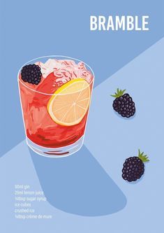 #BEAUTY, #RELATIONSHIPS #Fashion #Animals #Outfits #Winter Outfits #Animals# Drink Posters, Bramble Cocktail, Cocktail Posters, Cocktail Prints, Alcohol Poster, Cocktail Illustration, Cocktail Poster, Food Illustration Art, Cocktail Book