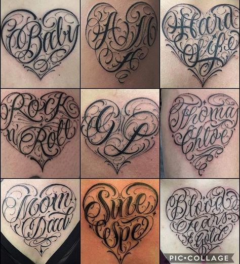 --- HEARTS --- #thebesttattooartists #letteringinsoul #tattoo #tattoos #thanks #letters #letter #letras #tatuaggio Tattoo Lettering Alphabet, Tattoo Script Fonts, Rose Drawing Tattoo, Chicano Lettering, Tattoo Lettering Styles, Petit Tattoo, Graffiti Tattoo, Heart Tattoos, Tattoo Lettering Fonts