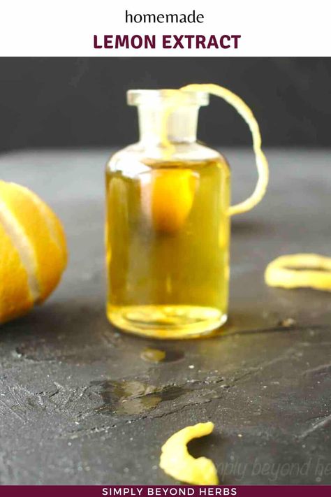 How to make lemon extract recipe and its uses Shawarma Ingredients, Recipes For The Whole Family, Creamy Potato Soup, Recipe Cover, Healthy Herbs, Herb Recipes, Brownie Ingredients, Herbal Recipes, Lemon Extract