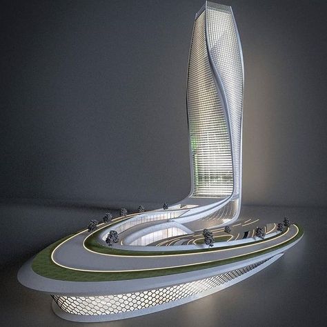 Buildings Of The Future on Instagram: “Design and Visualization by @omarhakim_ Located in Shenzhen I Tag #realestateinvest to be featured I I #amazing #realestate #usa…” Green Interior Design, Hotel Inspiration, Proposal Design, Skyscraper Architecture, Architecture Design Drawing, Architecture Model House, Tower Design, Architecture Concept Drawings, Shenzhen China