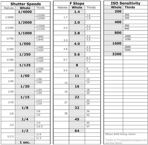 Nikon D40 chart F Stop, Nikon D40, Photo Graphy, Photography Tricks, Best Digital Camera, Camera Tips, Nikon Camera, Photography Guide, Photography 101