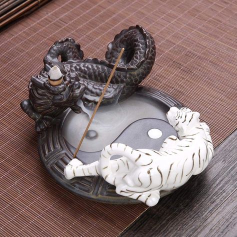 Dragon Incense Burner, Backflow Incense Burner, Feng Shui House, Incense Burner Holder, Ceramic Incense Holder, Backflow Incense, Burning Incense, Incense Sticks Holder, Incense Holders