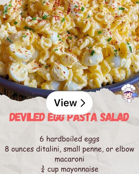 Lemon8 · Deviled Egg Pasta Salad · @👑Jonquil Lewis Deviled Egg Pasta Salad, Egg Pasta Salad, Deviled Egg Salad, Egg Pasta, Deviled Egg, Elbow Macaroni, Egg Salad, Deviled Eggs, Hard Boiled Eggs