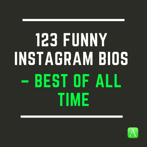 123 Funny Instagram Bios – Best Of All Time | Appamatix Fun Bios For Instagram, Fun Bio Ideas, Clever Bios, Funny Ig Bios, Funny Insta Bios, Instagram Bio Quotes Funny, Simple Instagram Bios, Funny Instagram Bios, Good Bios