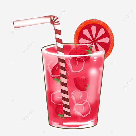 Summer Clip Art, Drink Png, Summer Shots, Ice Drink, Strawberry Summer, Refreshing Summer Drinks, Summer Clipart, Drinking Party, Summer Png