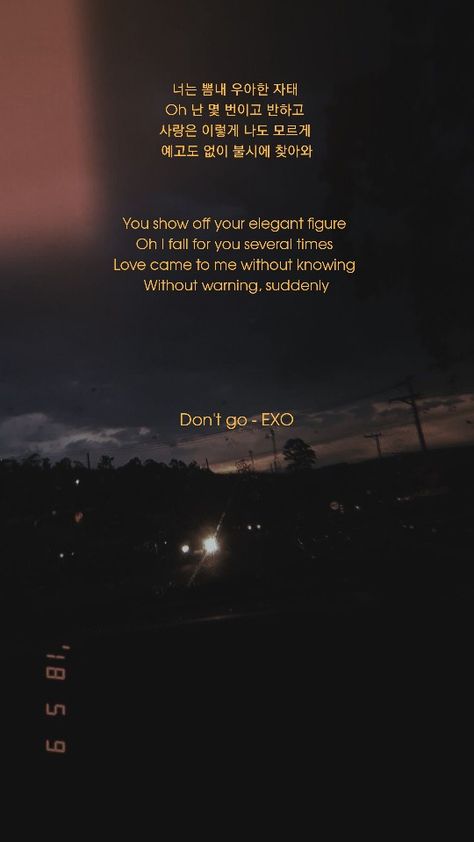 Exo Song Quotes, Exo Song Lyrics Wallpaper, Exo Quotes Lyrics Songs, Exo Lyrics Wallpaper Aesthetic, Exo Lyrics Wallpaper, Music Lyrics Wallpaper, Hangul Quotes, Exo Poster, Exo Lyrics