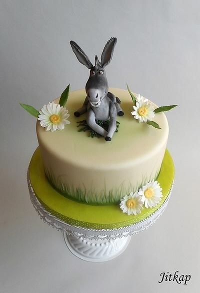 Donkey Cake, Shrek Cake, Shrek Donkey, Cute Donkey, The Donkey, Love Cake, Shrek, Bday Party, Cake Designs