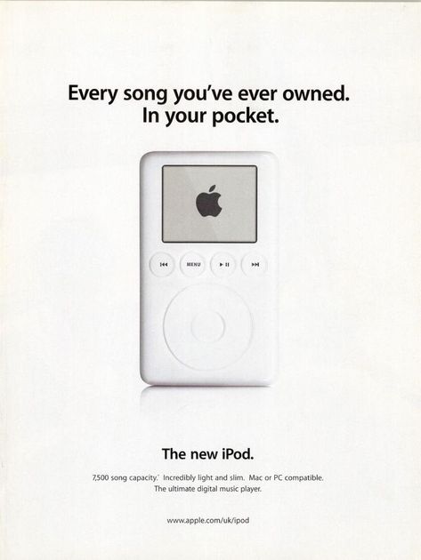 🖇 on Twitter: "2000s Apple Ads… " Apple Advertising, Copywriting Ads, Copy Ads, Marketing Copywriting, Startup Marketing, Great Ads, Vintage Apple, Best Ads, Retro Ads