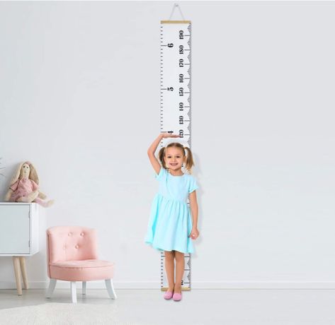 PandaEar Baby Height Growth Chart Ruler| Kids Boys Girls | Removable Wall Decor Measurement 79" x 7.9" (White) Giant Ruler, Baby Plates Set, Toddler Utensils, Baby Utensils, Toddler Plates, Height Growth, Baby Food Pouch Recipes, Growth Chart Ruler, Baby Plates