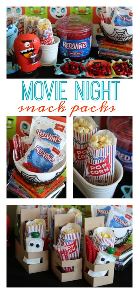 Halloween Movie Night Party Teen Movie Night, Snacks For Teens, Superhero Party Food, Family Movie Night Snacks, Movie Night Basket, Movie Night Gift Basket, Perfect Movie Night, Pumpkin Juice, Homemade Pretzels