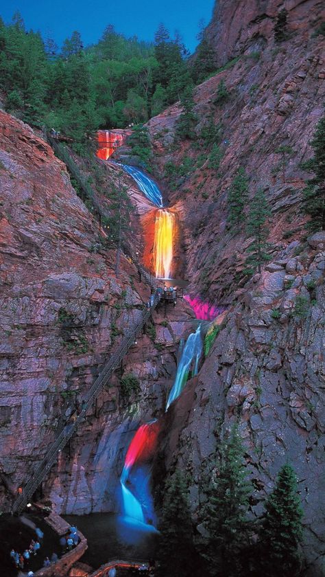 Seven Falls Colorado Springs, Santa Cruz Bolivia, Seven Falls, Best Weekend Getaways, Colorado Trip, Colorado Vacation, Colorado Travel, To Infinity And Beyond, Pretty Places